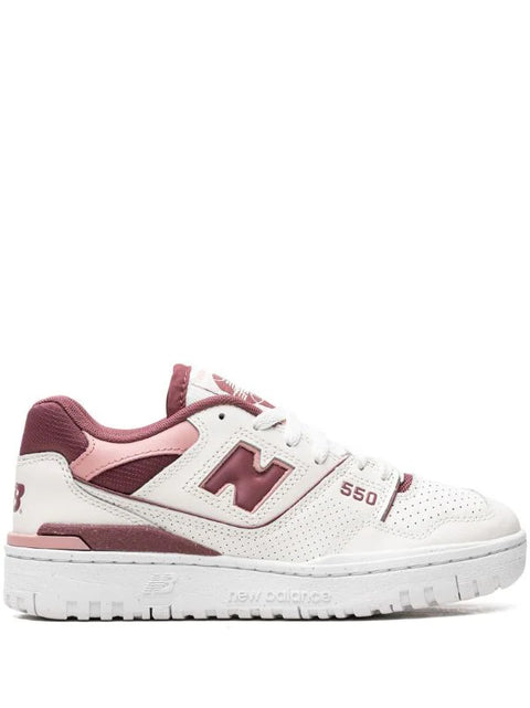 NEW BALANCE 550 WOMEN'S SNEAKERS SHOES - SEA SALT PINK RED