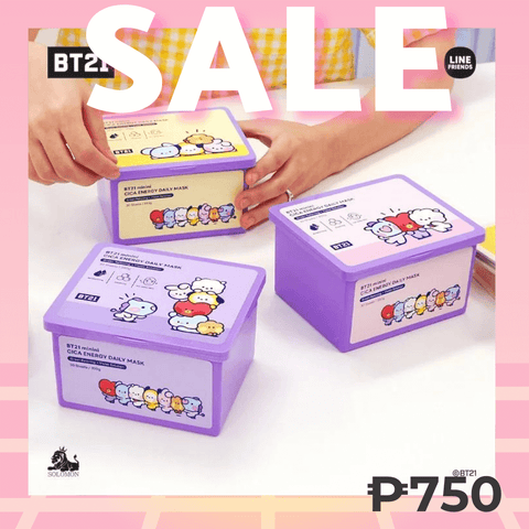 JAPAN RAKUTEN SALE | BT21 Minini Cica Energy Daily Mask