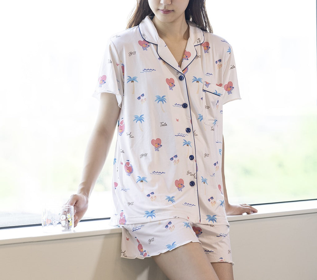 BT21 SUMMER TIME ROOM WEAR Seoul Besties Studios