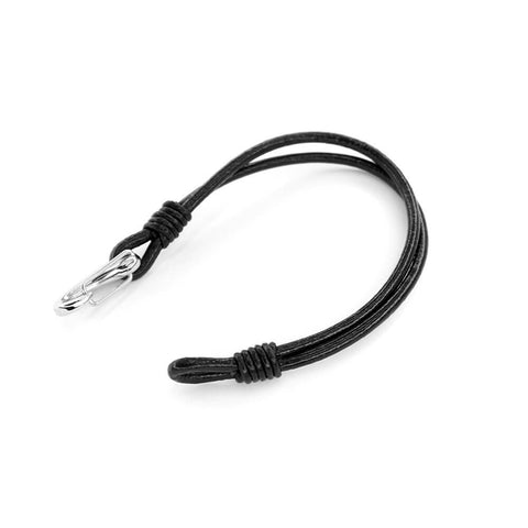 PRE- ORDER | Leather Double Twisted Surgical Steel Buckle Simple Sracelet Unisex