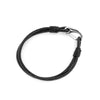 PRE- ORDER | Leather Double Twisted Surgical Steel Buckle Simple Sracelet Unisex